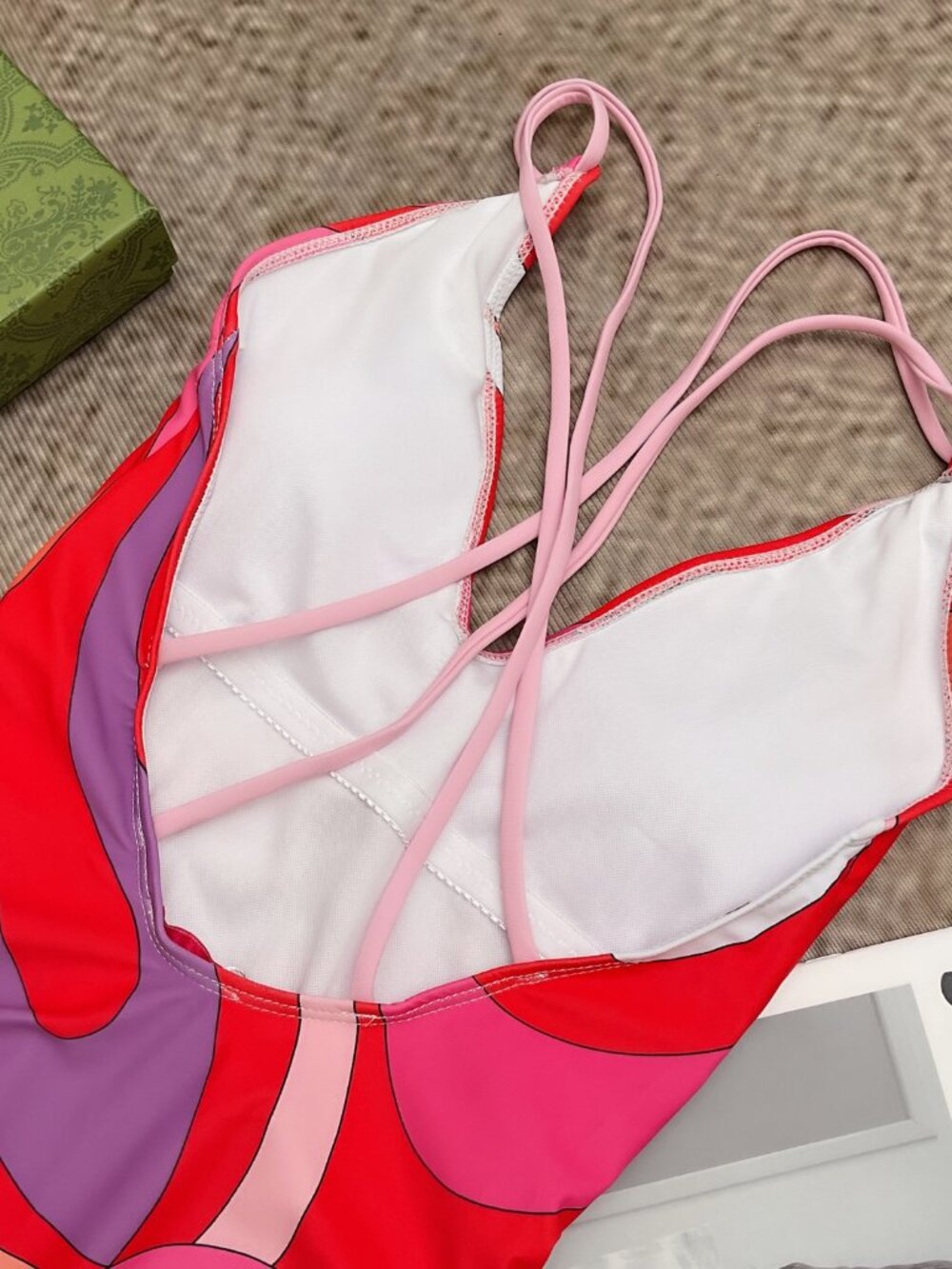 Emilio Pucci Pink One-Piece Bikini - Picture 6 of 9